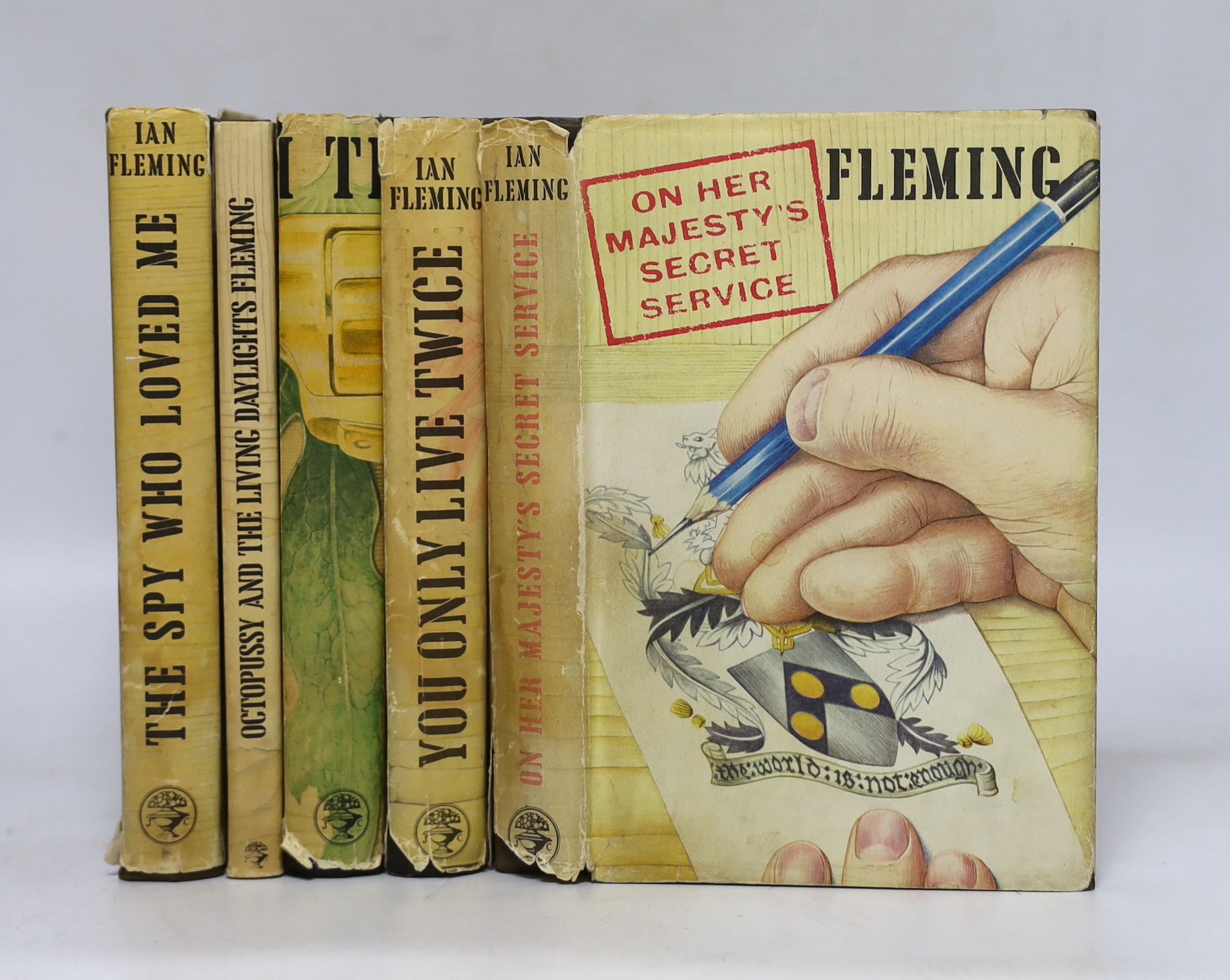 Fleming, Ian and Michael, Vivienne - The Spy Who Loved Me. 1st edition (1st issue). d-page illus., half title; blind and silver pictorial cloth and d/wrapper, red e/ps 1962